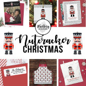 Gepersonaliseerde Kerst notenkraker tissue papier
