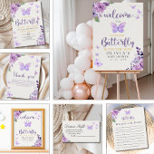 Serviette En Papier A Little Baby Butterfly is on The Way Baby shower