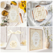 Een Little Bee Baby Shower Uitnodiging