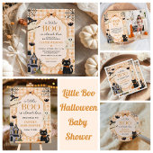 Invitation Faisons une fête d'anniversaire Halloween Spooky
