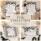 Carte D'accompagnement Un petit bébé Halloween Shower Couche