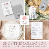 Assiettes En Carton Halloween Fall Little Boo Baby shower QR Code