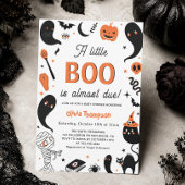 Carte D'accompagnement Black Orange Halloween Devinez combien