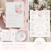 Poster A Little Butterfly Favors Table Sign