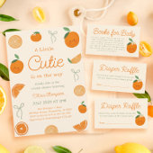 Invitation Un Baby shower Un Peu Cutie