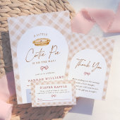 Poster Ne dites pas bébé Gingham Cutie Pie Panneau de Bab