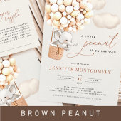 Invitation Tout En Un Baby shower Ballon Eléphant Tout en un