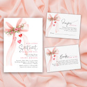 Invitation Une petite Saint-Valentin pour bébé