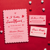 Poster Devinez combien de baisers Valentines Fête des mar