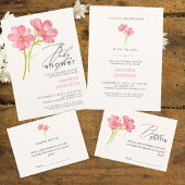 Serviette En Papier Un petit bébé fleur sauvage dans un baby shower fl