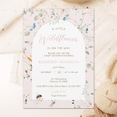 Serviette En Papier A little Wildflower Wild Flower Baby Shower
