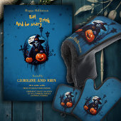 Cravate Une scène d'Halloween éffrayante