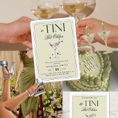 Serviette En Papier un Tini Bit plus vieux Martini Olive Anniversaire