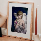 Vintage Cupid Romantique Mariage Invitations