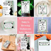 Serviette En Papier Wicked Cute Baby is Brewing Halloween Baby Shower