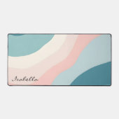 Collection Abstrait Moderne Rose Pâle Menthe (Recto)