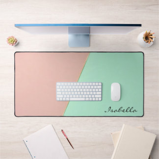 Collection Abstrait Tendance Rose Pâle Menthe