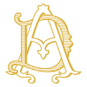 Invitations monogramme AD ou monogramme DA