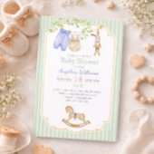 Invitation Baby shower d'invitation avec des designs charmant