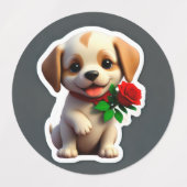 Collection adorable Stickers Chiot (Design 2)