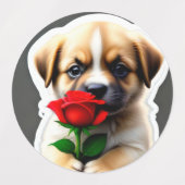 Collection adorable Stickers Chiot (Design 1)