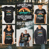 Porte-clés Adventure Await, Join 'Papa's Squad' drôle