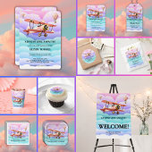 Assiettes En Carton Adventure Atattend le Baby shower de l'aviation