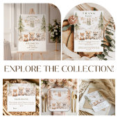 Assiettes En Carton Sage Green Woodland Adventure Awaits Baby Shower