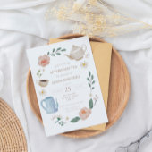 Invitation Baby shower Thé après-midi |