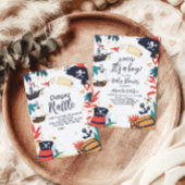 Serviette En Papier Ahoy C'est un garçon Bateau Pirate Baby shower nau