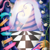 Poster Alice au pays des merveilles, parties scintillant 