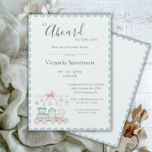 All Aboard Baby Train Books for Baby Shower Informatiekaartje