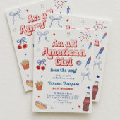 Carte de jeu de bingo pour la douche de bébé fille
