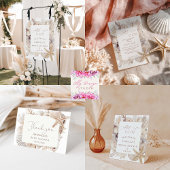 Kust Bruiloft Borrel  Bedankkaart