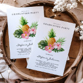 Menu Fleurs tropicales et verdure Mariage d'été