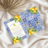 Tenture Côte d'Amalfi Baby shower Itay Lemons