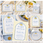 Invitation Salut Bébé Fête de Bébé Amalfi Lemon