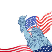 Bloc-note Personalized American Flag Patriotic USA 