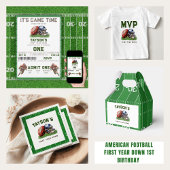 T-shirt Pour Bébé Football américain première année bas 1er annivers