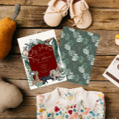 Invitation Baby shower sauvage