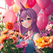 Serviette En Papier Anniversaire à thème Anime fille