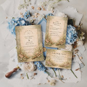 Invitation Mariage au Bois de Bois de Cerf