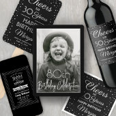Sticker Rond Sweet Love & Thanks Noir & Blanc Simple Script