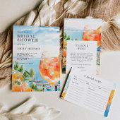 Serviette En Papier Fête des mariées Aperol Spritz Amalfi