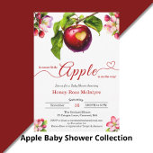 Invitation A Little Apple Is On The Way | Fall Baby Shower