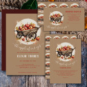 De appel van ons oog Baby shower Sparkling Wijnetiket