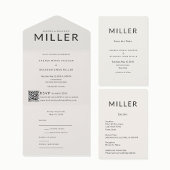 Architectural Save the Date Travel Card