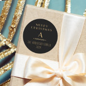 Art déco monogramme élégant serviette de cuisine