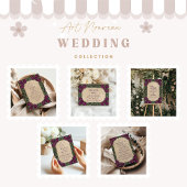 Save The Date Mariage de chardon Art nouveau