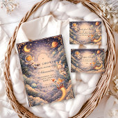 Astronaut Animals Space Diapper Raffle Informatiekaartje